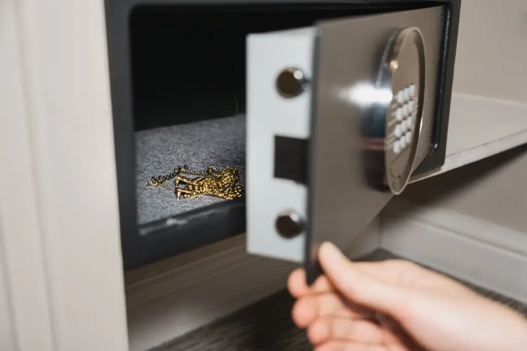 Jewelry Safe Unlocked
