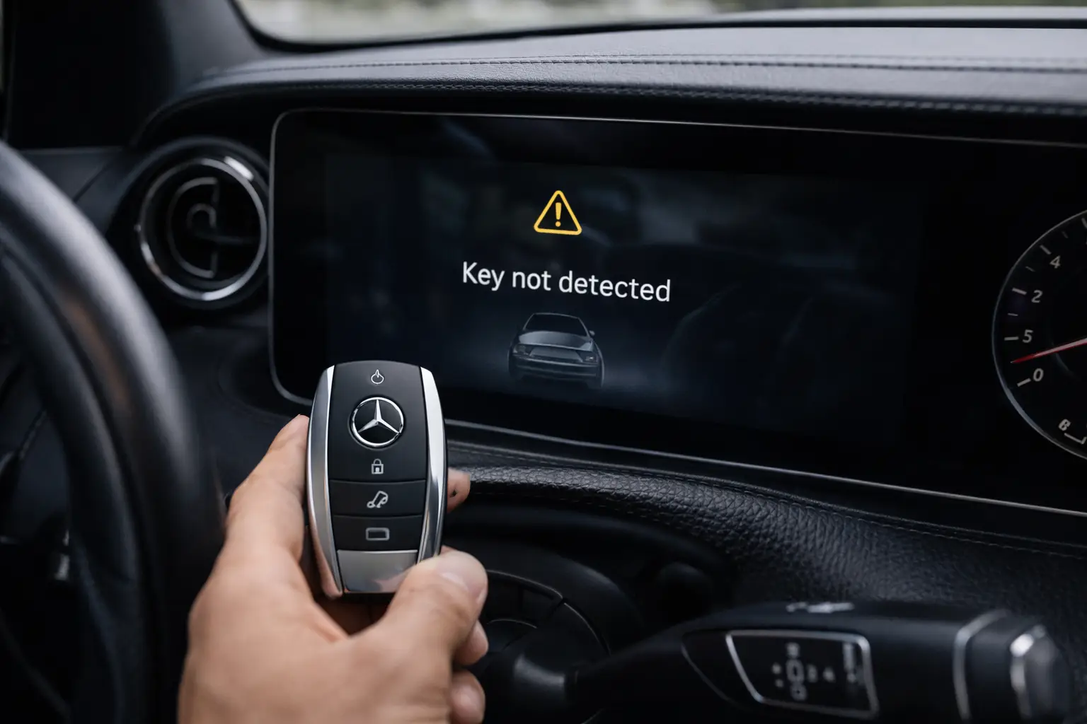 Mercedes Benz Car Key Not Detected