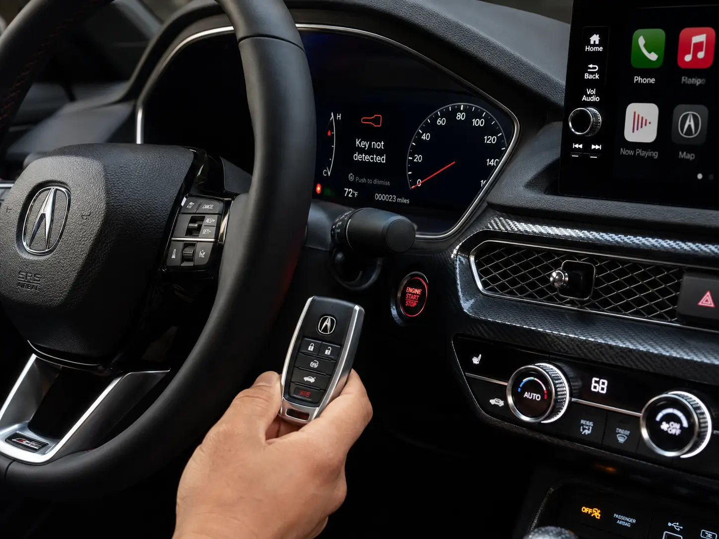 Acura Key Not Detected