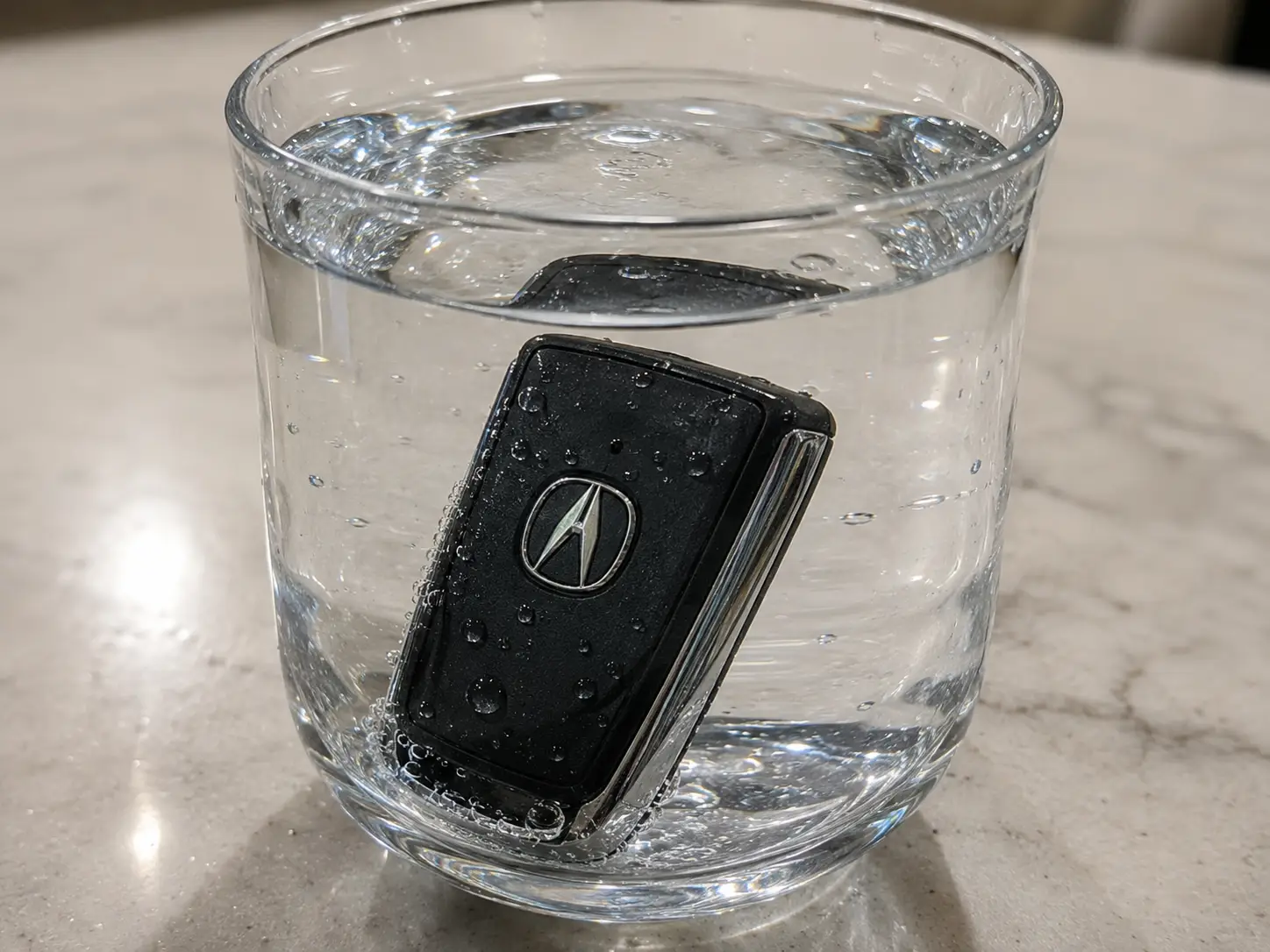 Damaged Acura Key Fob