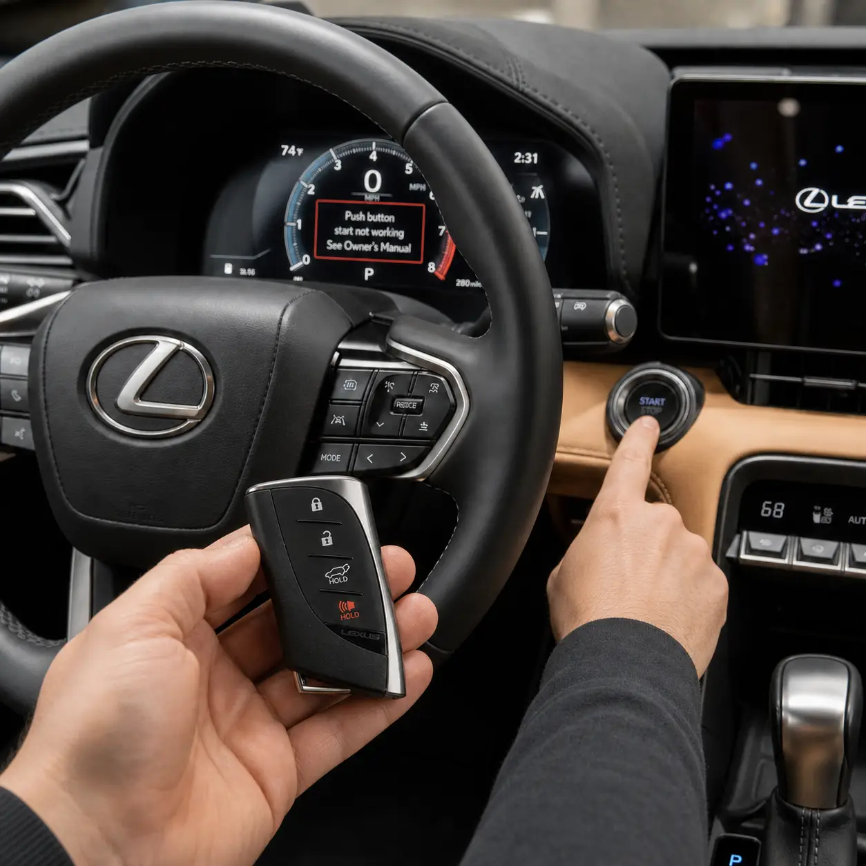 Lexus Push to Start not responding