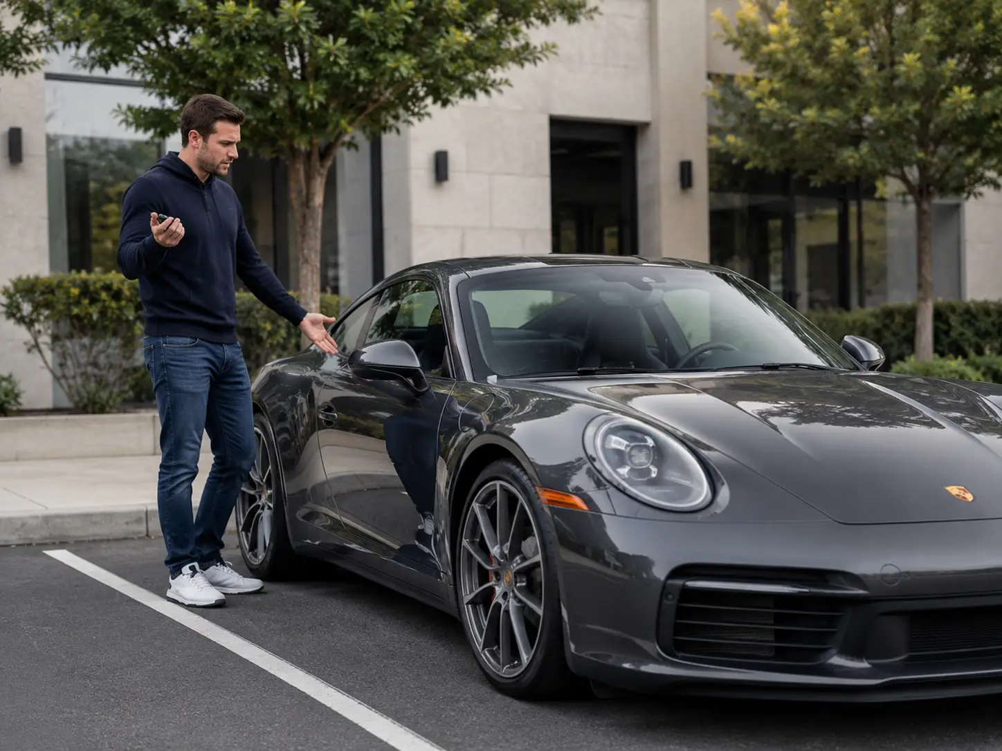 Locked out of Porsche in Honolulu