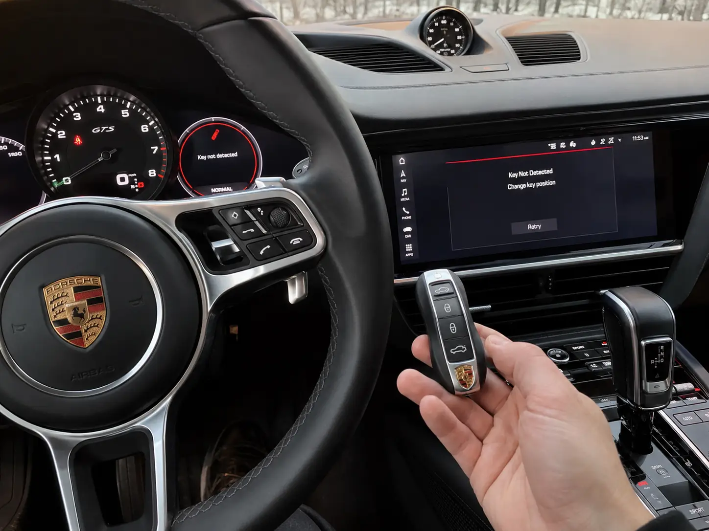 Porsche Car Key Not Detected