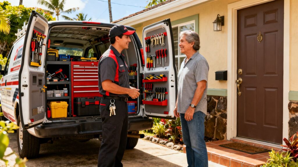 How to book a professional locksmith service, not a scammer