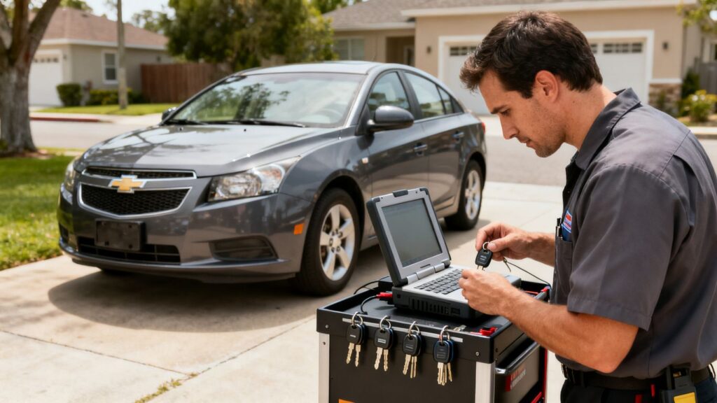 Chevrolet Cruze car key replacement: costs, options, and what to expect