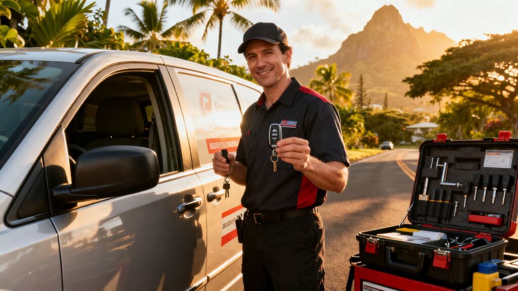 Replacement car key locksmith in Honolulu: Fast mobile service for lost, broken, and smart keys